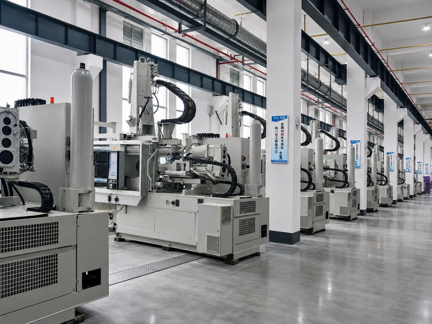 Plastic injection molding workshop